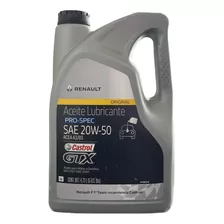 Aceite Renault Castrol Gtx Pro-spec 20w50 A3/b3 - 1 Galón