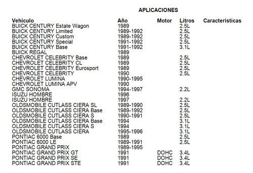 Compresor De A/c Buick Century Limited 1989-1992 2.5l Uac Foto 3