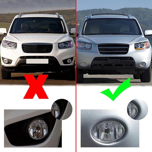 Luces Antiniebla Delanteras Izquierdas Para Hyundai Santa Fe Foto 4