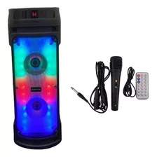 Parlante Bluetooth De 6.5 Pulgadas Con Luces Rgb 30 W