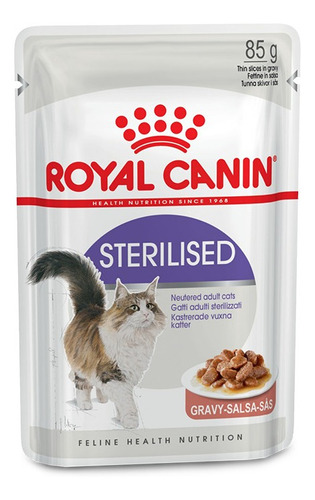 Royal Canin Salsa Para Gatos Esterilizados X 12un X 85gr