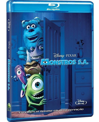 Blu-ray Monstros S.a - Disney Pixar Novo E Lacrado Original