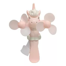 Juguete Ventilador De Mano A Presión Unicornio 21 Cm