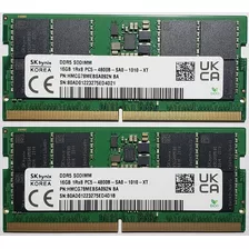 Kit Memorias Ram Sodimm 32gb Ddr5 Pc5-38400 Sk Hynix