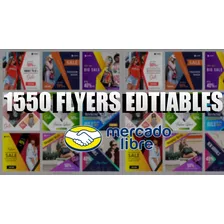 1550 Flyers / Anuncios Editables En Photoshop