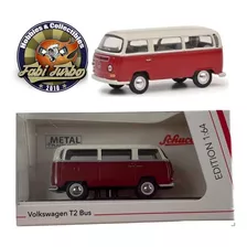 Schuco Volkswagen Kombi T2 Bus Vermelha Escala 1:64 7cm