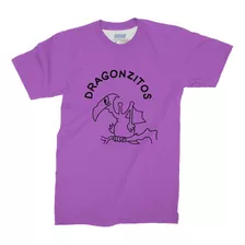 Playera Estampada Dragonzitos Hombre