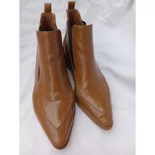 Bota Botineta Cuero Charolado 37 Vende Fortu13