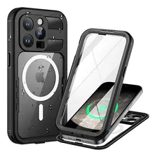 Lanhiem Funda Impermeable Para iPhone Pro Max (zs, Negro)