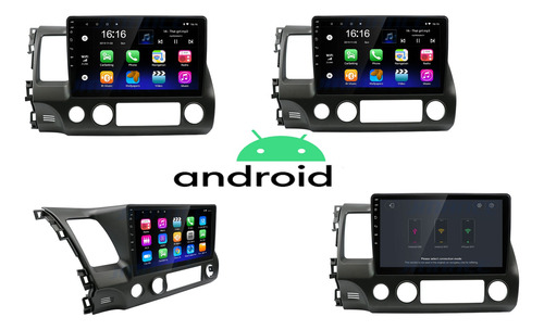 Estereo Android Honda Civic 2006-2011 Wifi Camara Portaplaca Foto 7