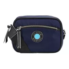 Bolsa Cross Body Westies Hbcapuchina2we Mujer Acabado De Los Herrajes Niquel Color Azul Marino Color De La Correa De Hombro Azul Marino Diseño De La Tela Liso