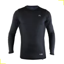 Camiseta Venum Manga Longa Drygear Basic Dark Dry Tech Ufc