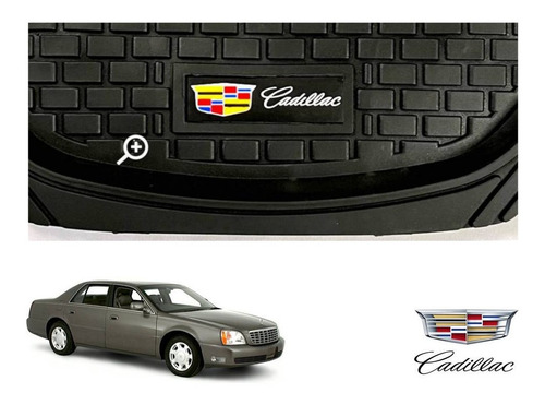Tapetes 4pz Charola 3d Logo Cadillac Deville 1995 A 2002 Foto 4