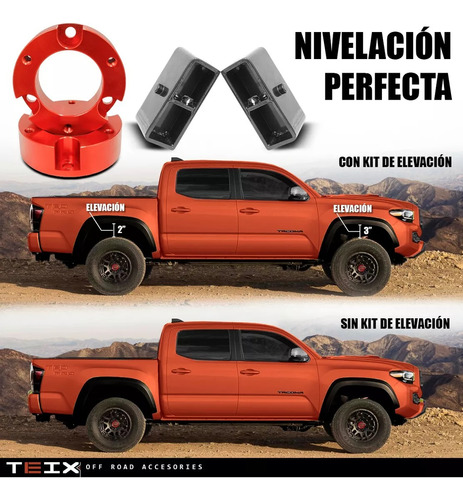 Lift Kit Elevacin Suspensin Tacoma 2005- 2024 Dob Cab Foto 3