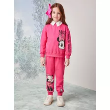 Conjunto Casaco E Calça Minnie Divertida Animê