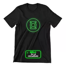 Playera De Superheroes Dc Varios Personaes Brillan Oscuridad