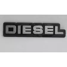 Emblema Diesel Prata Com Fundo Preto Gm D10 D20