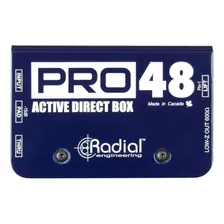 Caja Directa Activa Pro48 De 48 Voltios Compacta Radial