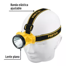 Linterna Para Minero 90 Lm Recargable Impermeable Color De La Linterna Amarillo Color De La Luz Blanco