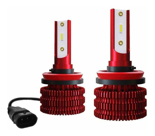 Set 2x Bulbos H11 H9 H8 Csp Cree Led 9-32v 6000k Chevrolet Foto 4