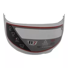 Mica Para Casco R7 Racing P/unscarred Transparente