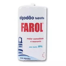 Algodao Farol Hidrofilo 250 Gramas