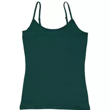 Blusa Top De Tirantes Licra Basico Para Mujer