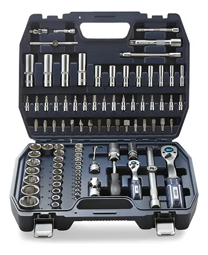 Set Llave Tubo Bocallaves Bremen 1/2-1/4 Mm 94pz 6380 Dgm Gris