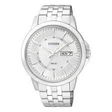 Reloj Citizen Bf201151a Para Hombre Quartz Analogico Color De La Malla Acero Color Del Bisel Acero Color Del Fondo Blanco