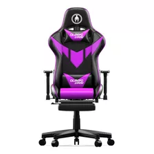 Silla Gamer Premium Hades (morada) Marca Olimpogaming