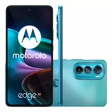 Moto Edge 30 5g 256gb Câm.50mp 4020mah 6.5'' Azul Excelente