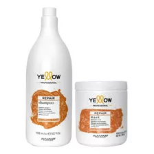 Yellow Repair Shampoo 1500 Ml Y Mascarilla 1000 Ml 