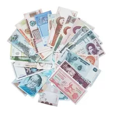 Lote 25 Billetes Mozambique Tonga Yemen Y Otros Países - Unc