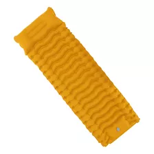 Colchoneta Aislante Inflable Origami Inflador Incorporado Color Naranja