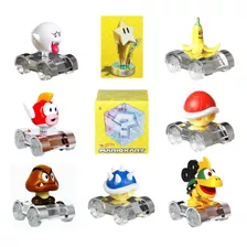 Hot Wheels Mariokart Mini Veículo Surpresa Mario Carrinho S3 Cor 1 Caixinha Com 1 Carrinho Surpresa