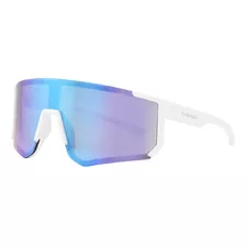 Easton Hype Shield - Gafas De Sol Deportivas, Color Blanco,