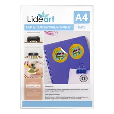 Vinil Autoadhesivo Imprimible Blanco Mate Para Inkjet A4