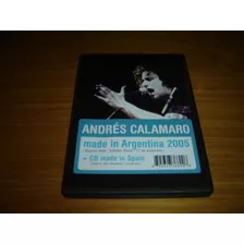 Andres Calamaro Made In Argentina Dvd Cd Made In Spain