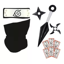 Kunai Shuriken Bandana Balaclava Kakashi E Papel Bomba