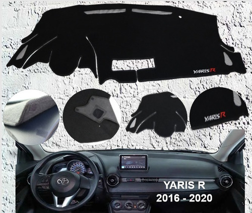 Cubretablero Yaris R Toyota Bordado 2016 - 2020 Foto 2