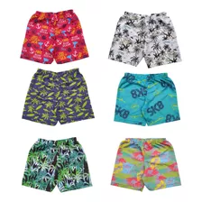 Kit 5 Bermudas De Menino Calor Shorts Infantil Masculino.