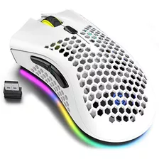 Mouse Gaming Ergonomico Recargable Inalambrico Rgb 1600 Dpi