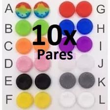 10 X Grip Borracha Analógico Silicone Ps2 Ps3 Ps4 / Xbox