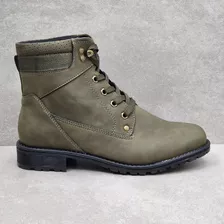 Bota Coturno Mooncity Montaria - Verde