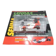 Miniatura Lendas Mclaren Mp4/4 Senna Acril Trincado Ler!