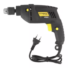 Furadeira De Impacto Hammer 127v C/ Broca Parede Parafusos Cor Preto