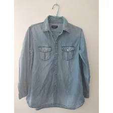 Camisa De Jean Mujer Marca Bebe Talla S Traída De Usa 