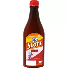 Aceite Higado Bacalao Emulsion De Scott Sabor A Cereza