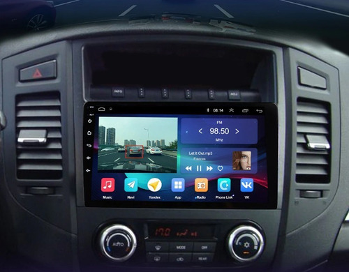 Radio Mitsubishi Pajero 2008+ips 2+32g Carplay Android Auto Foto 10