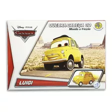 Quebra Cabeça Carros Luigi - Dtc - 3d - Disney